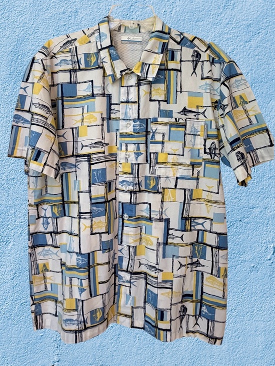 Columbia Other - Columbia PFG Shirt, Short Sleeve Vented Lightweight Fishing, Men's Size Small